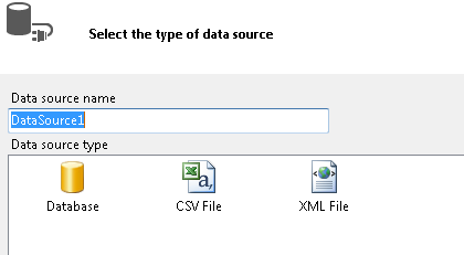 Different types of data sources in Visual Studio