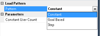 Define the load pattern of your Load test